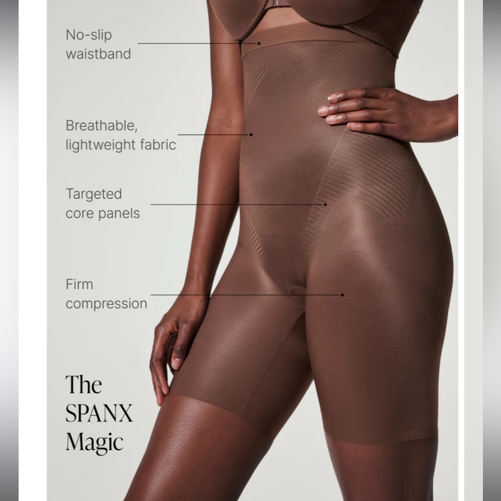 NWOT SPANXshape™ Invisible High-Waisted Mid-Thigh Short